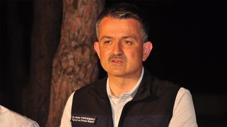 Pakdemirli: Havada ne kullandığınız değil, yere ne kadar su attığınız önemlidir